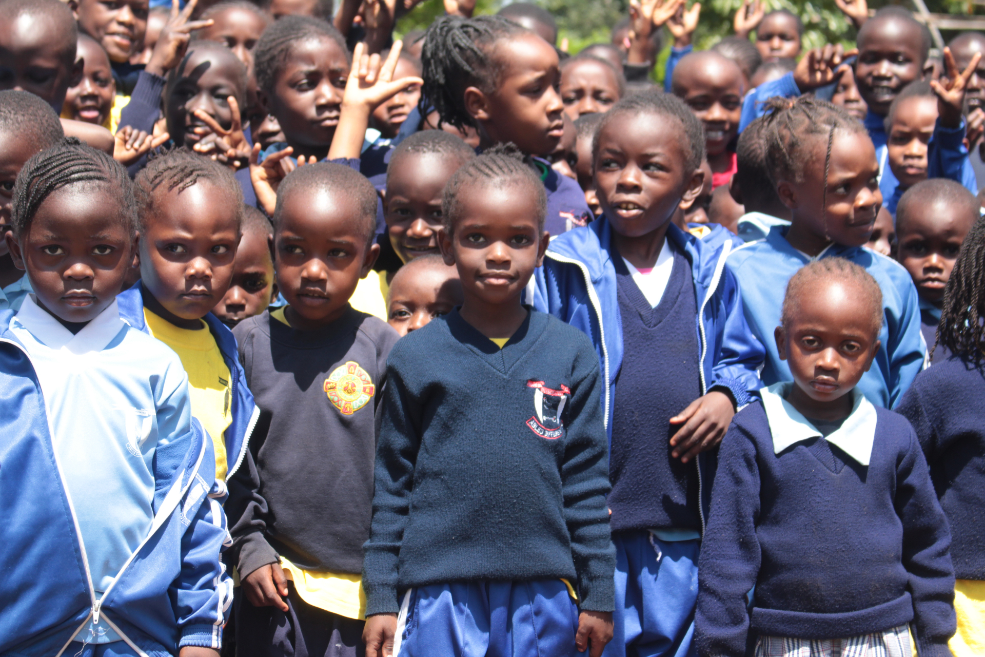 Deaf and hearing learners together in an inclusive classroom